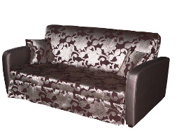 диван с прямыми подлокотниками